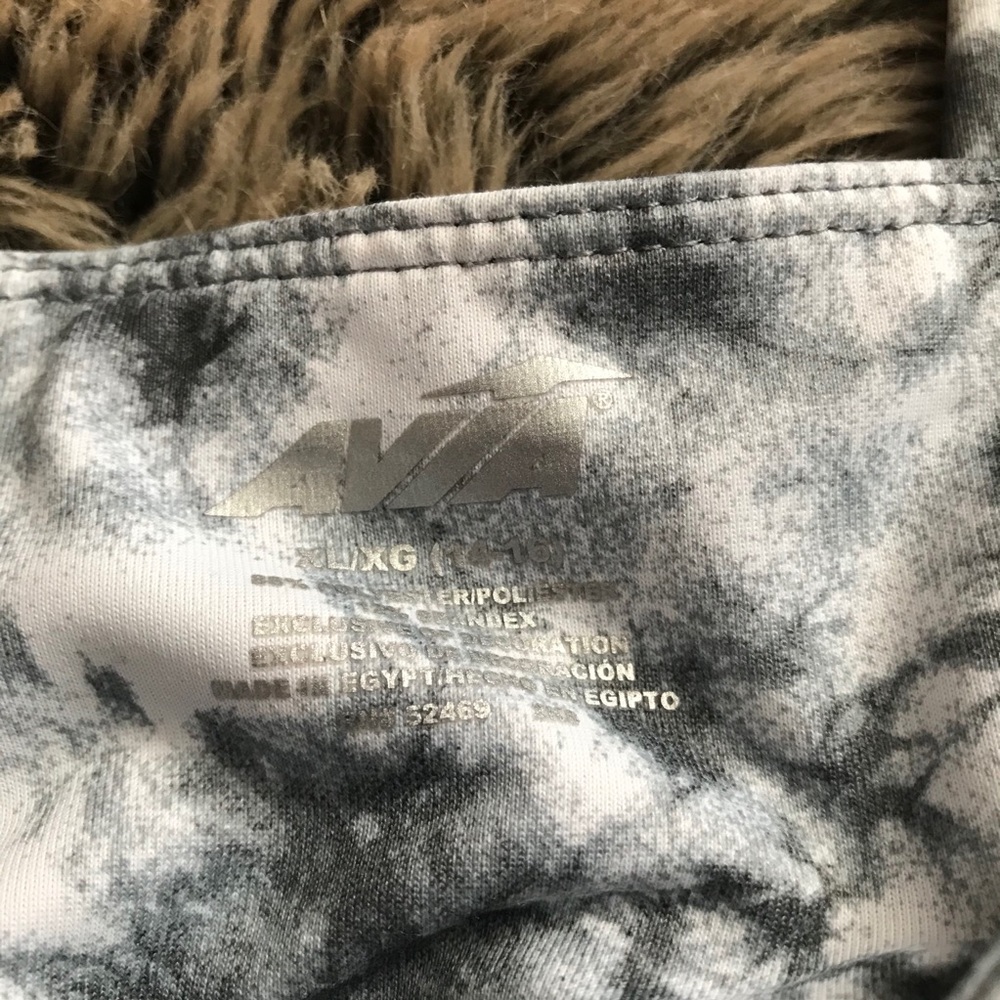 Juniors Avia marble workout capris size XL - Picture 4 of 4